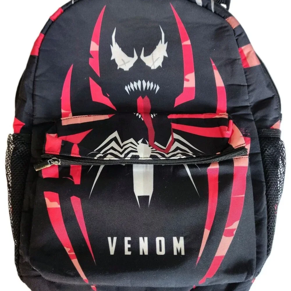 Venom Backpack Shoulder Bag School Multi Pocket Lightweight Durable Daypack
